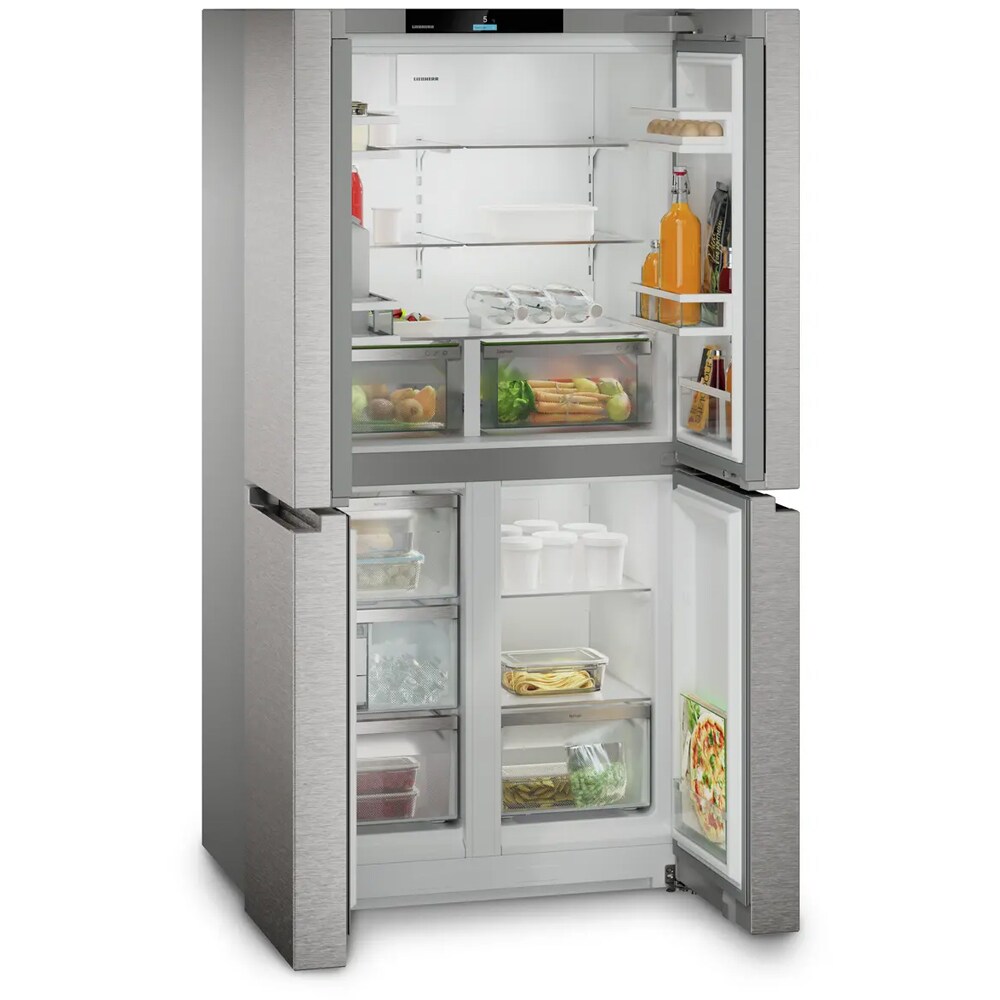 Side by Side LIEBHERR Msdd 9012 pure, Duo Cooling, 576 l, H 180.5 cm, Clasa D, argintiu