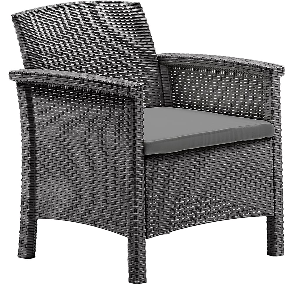 Fotoliu terasa BICA Venezia, plastic, 63 x 56 x 76 cm, antracit