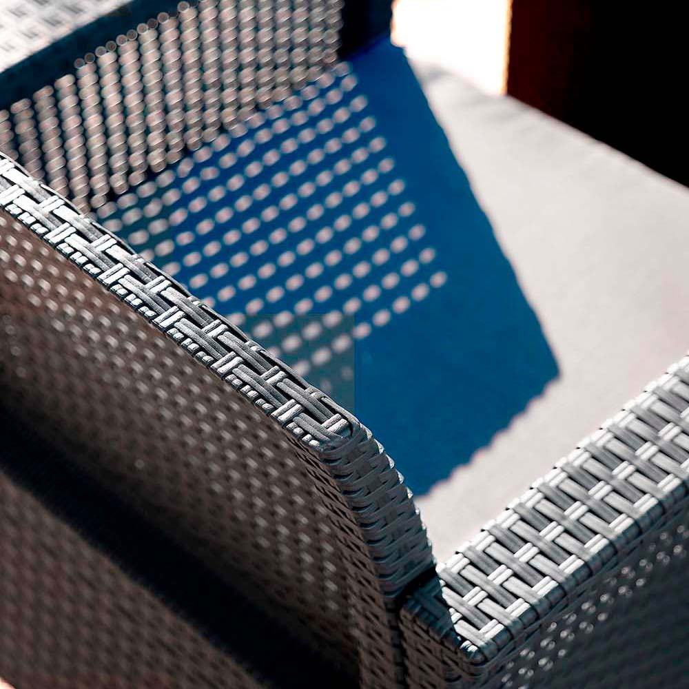 Fotoliu terasa BICA Venezia, plastic, 63 x 56 x 76 cm, antracit