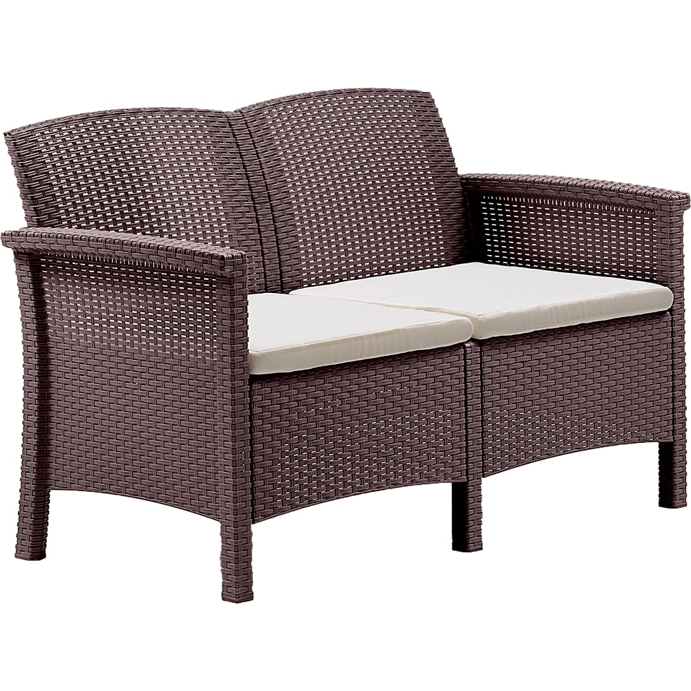 Canapea terasa BICA Venezia, plastic, 50 x 65 x 76 cm, maro