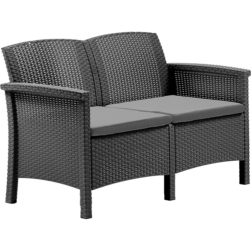 Canapea terasa BICA Venezia, plastic, 50 x 65 x 76 cm, antracit