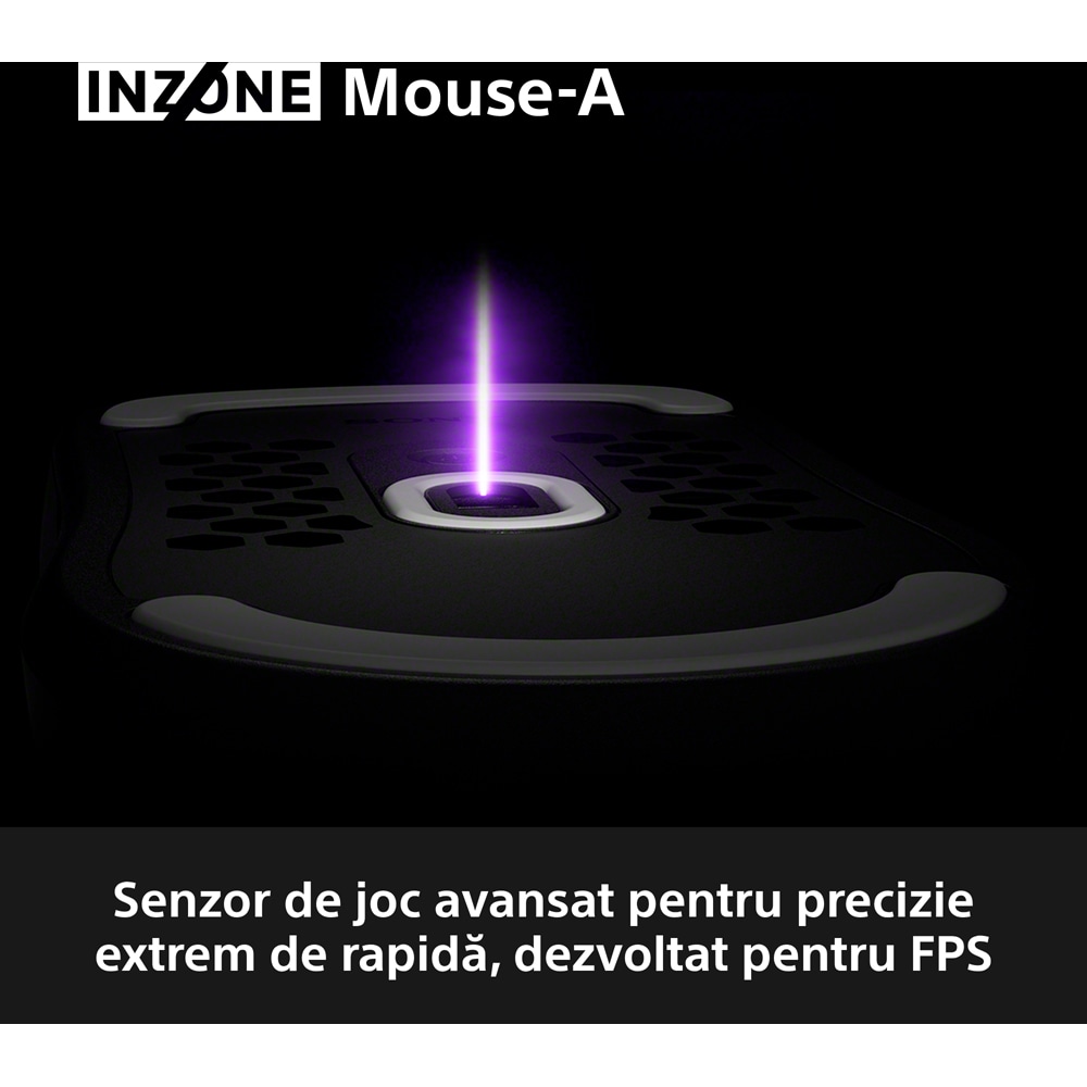Mouse Gaming Wireless SONY INZONE A, 30000 dpi, negru
