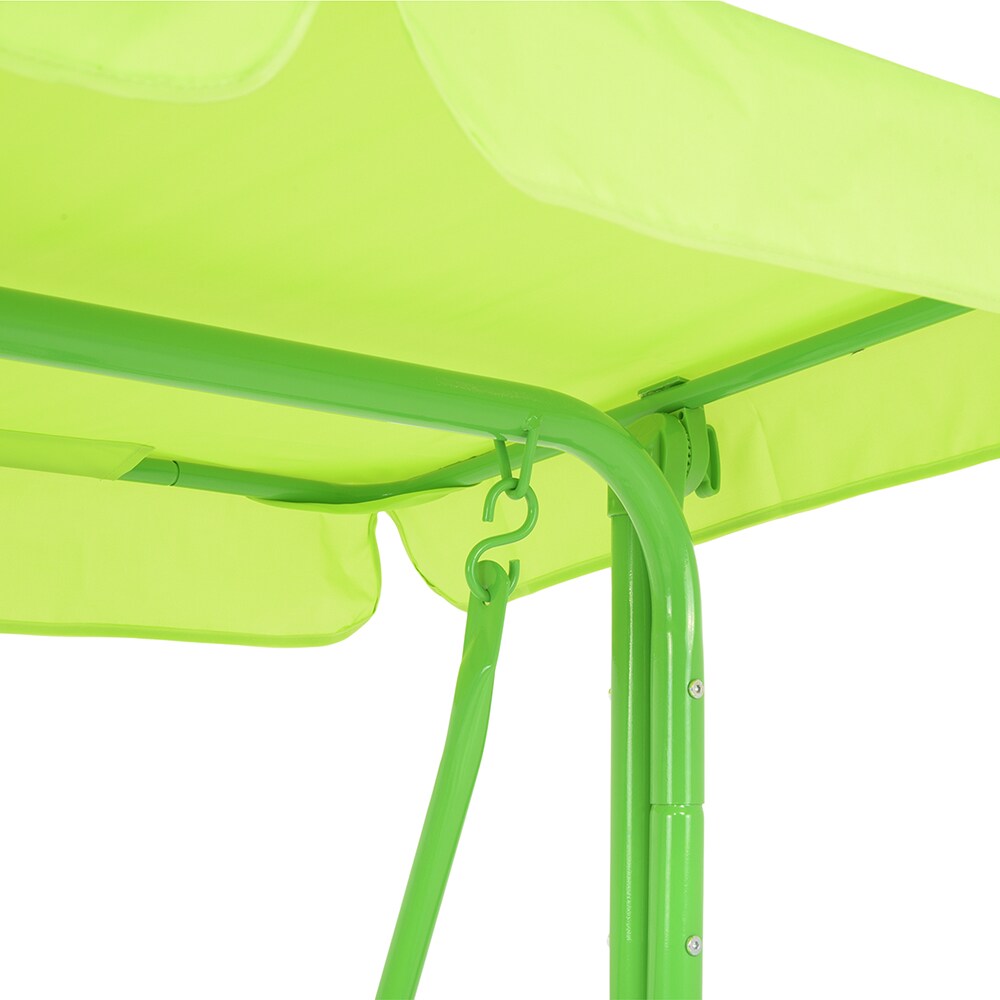 Balansoar gradina Frog, 2 locuri, 115 x 75 x 110 cm, verde