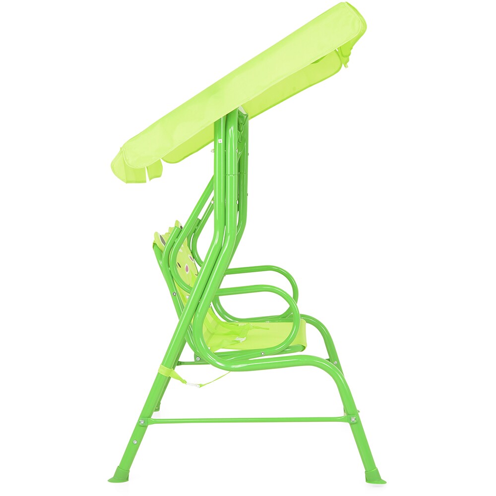 Balansoar gradina Frog, 2 locuri, 115 x 75 x 110 cm, verde