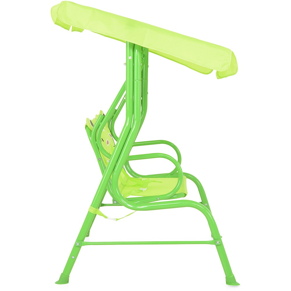 Balansoar gradina Frog, 2 locuri, 115 x 75 x 110 cm, verde