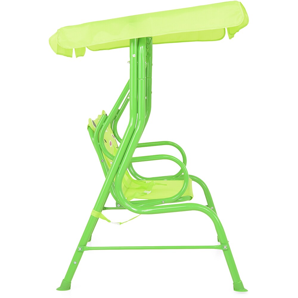 Balansoar gradina Frog, 2 locuri, 115 x 75 x 110 cm, verde