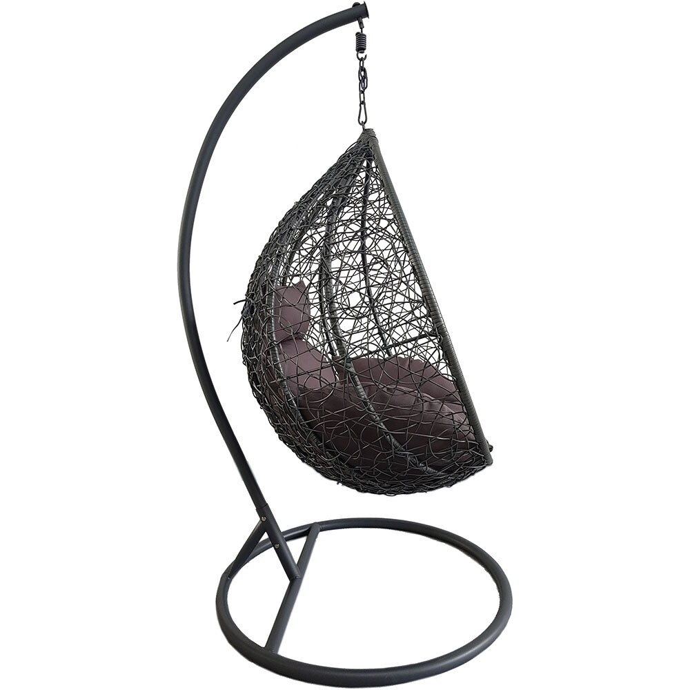 Leagan gradina MYRIA Modern, 105 x 105 x 203 cm, gri inchis