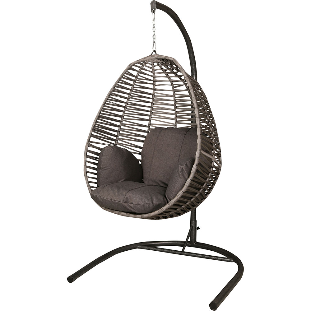 Leagan gradina OUTDOOR, 110 x 115 x 198 cm, antracit