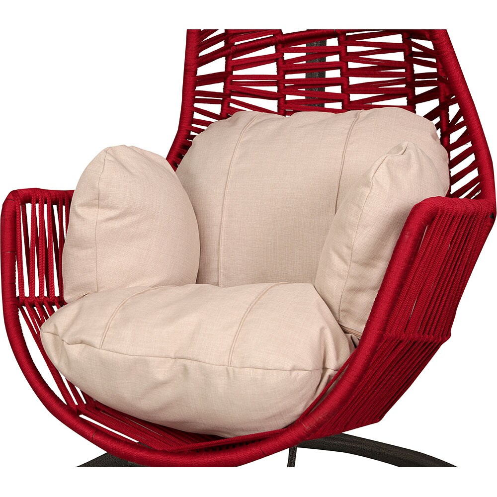 Leagan gradina OUTDOOR, 100 x 115 x 198 cm, rosu