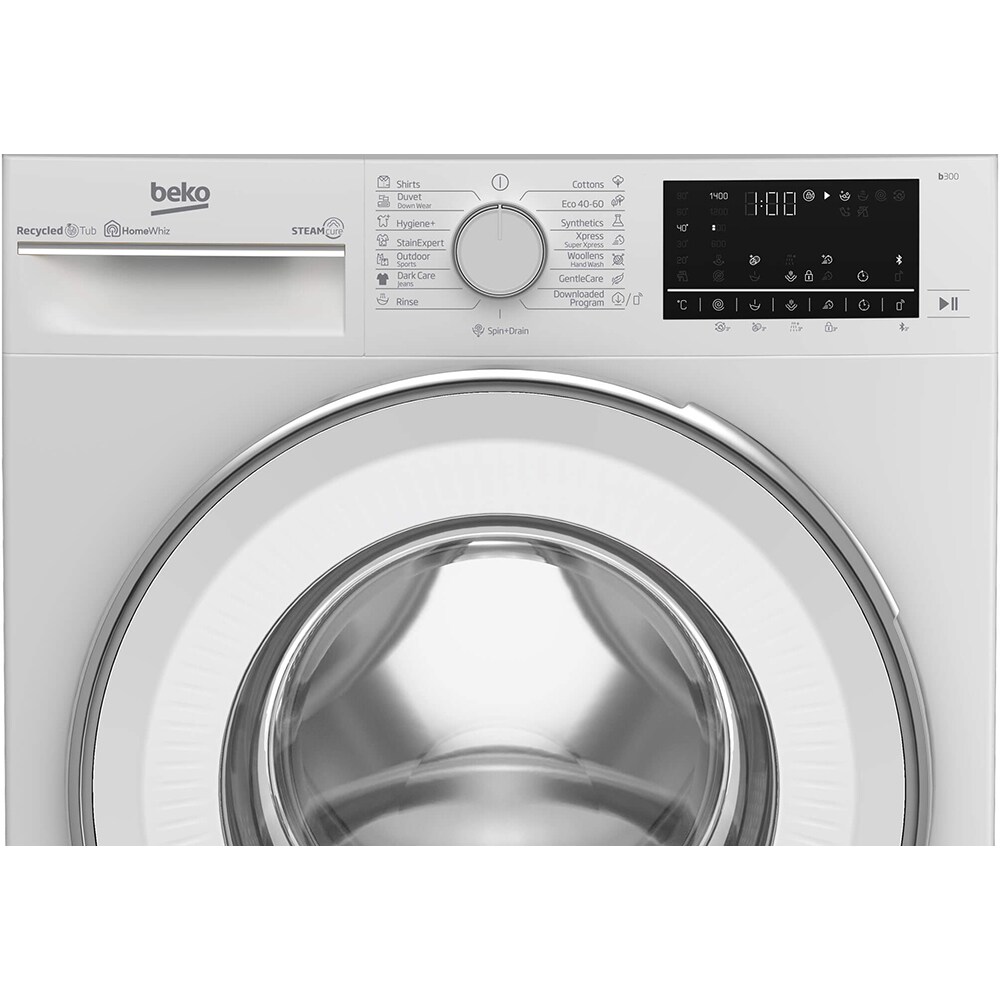 Masina de spalat rufe frontala BEKO B3WFR79425WB, SteamCure, 9kg, 1400rpm, Clasa B, alb