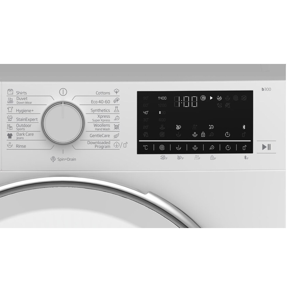 Masina de spalat rufe frontala BEKO B3WFR79425WB, SteamCure, 9kg, 1400rpm, Clasa B, alb