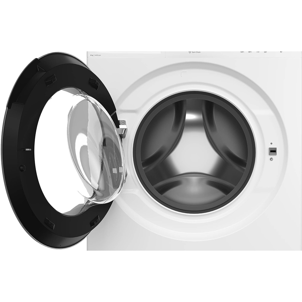 Masina de spalat rufe frontala BEKO B3WFU58415, SteamCure, 8 kg, 1400rpm, Clasa A, alb