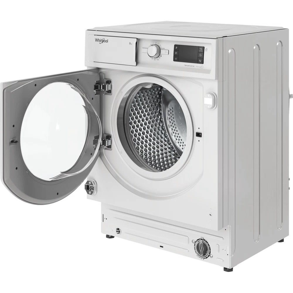 Masina de spalat rufe incorporabila WHIRLPOOL BI WMWG 81484E EU, 6th Sense, 8 kg, 1400rpm, Clasa C, alb