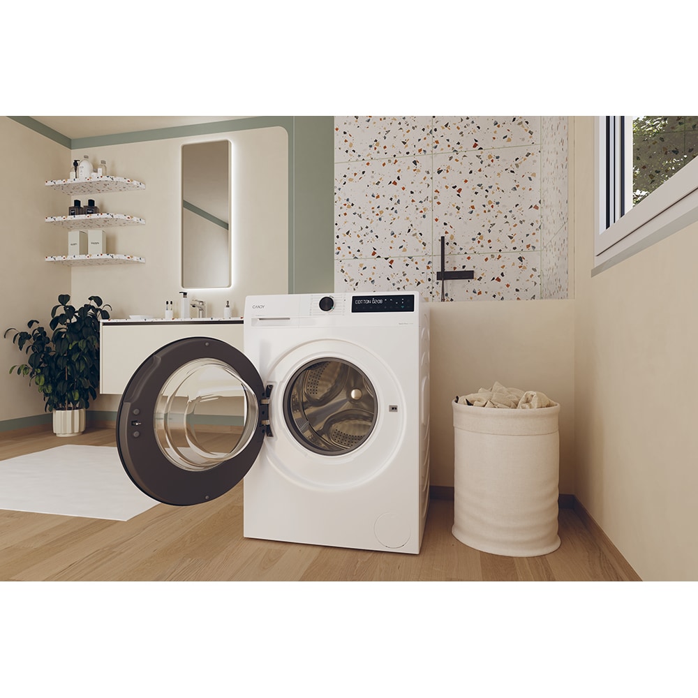 Masina de spalat rufe frontala CANDY ProWash 500 BR 48B6-S, Steam, 8 kg, 1400rpm, Clasa A, Wi-Fi, alb