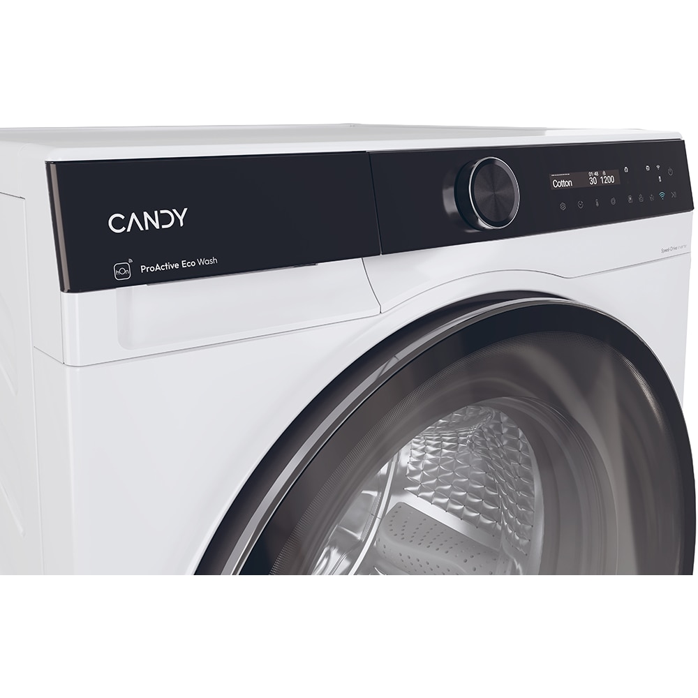 Masina de spalat rufe frontala CANDY ProWash 700 BS 410B10-S, Steam, 10 kg, 1400rpm, Clasa A, Wi-Fi, alb