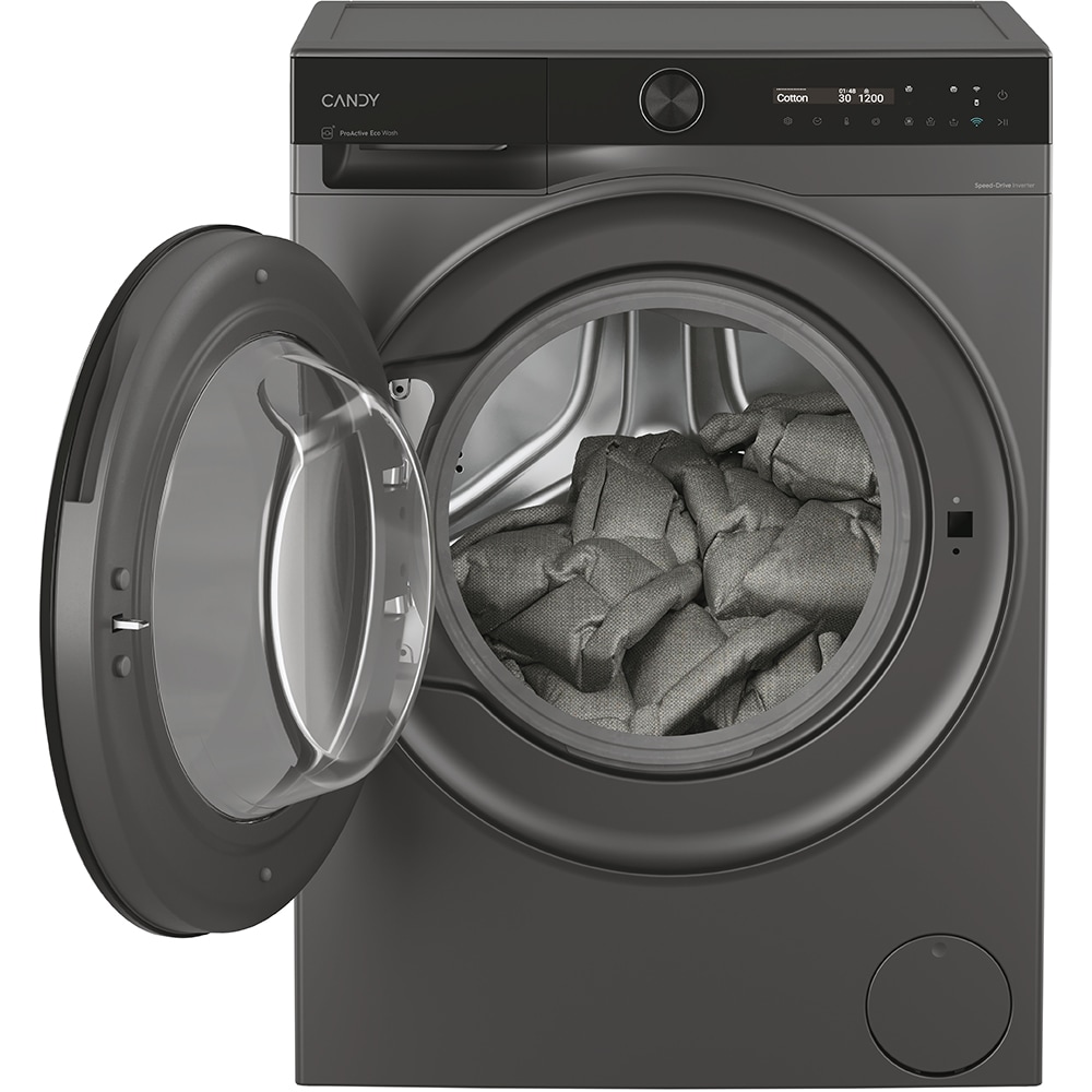 Masina de spalat rufe frontala CANDY ProWash 700 BS 49SB8G-S, Steam, 9 kg, 1400rpm, Clasa A, Wi-Fi, antracit