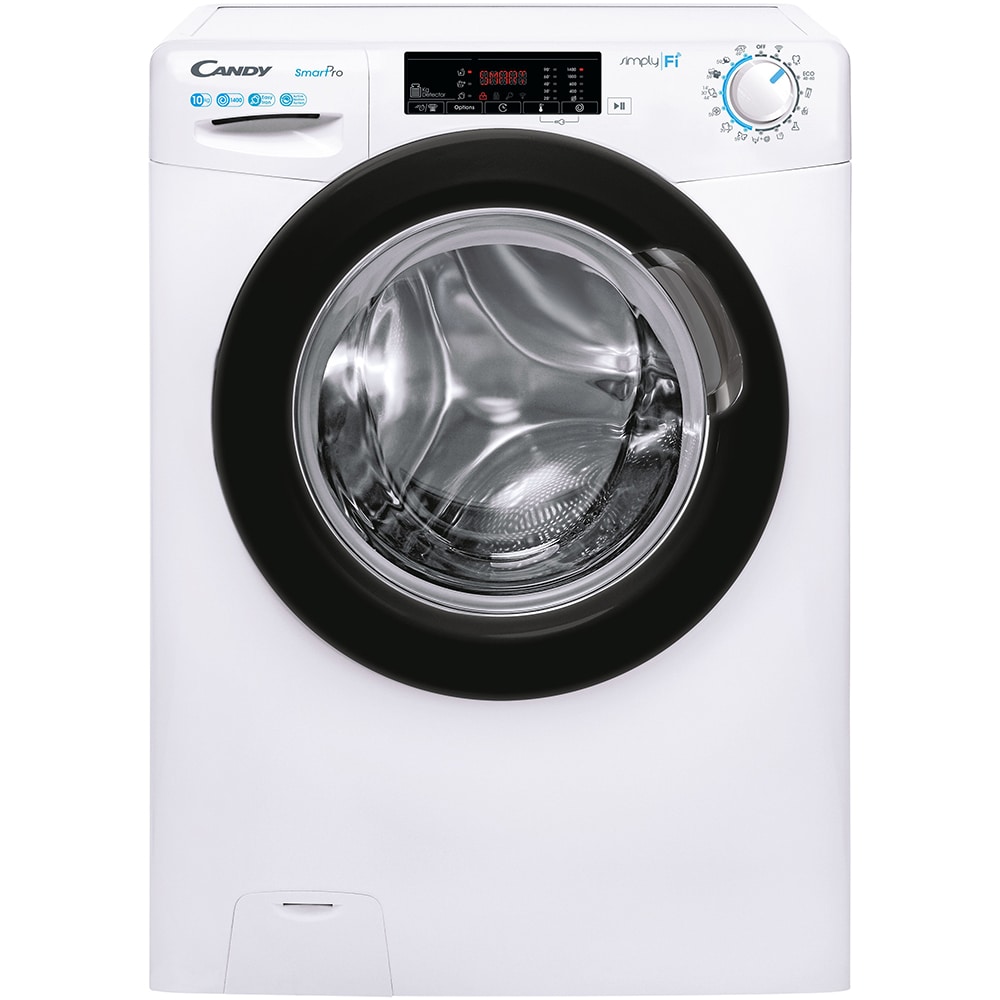Masina de spalat rufe frontala CANDY Smart Pro CSO14105TWB4/1-S, Wi-Fi, 10 kg, 1400rpm, Clasa B, alb