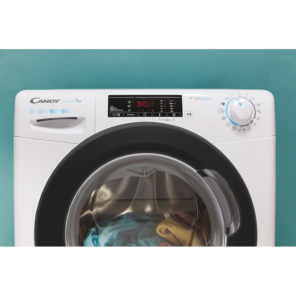 Masina de spalat rufe frontala CANDY Smart Pro CSO14105TWB4/1-S, Wi-Fi, 10 kg, 1400rpm, Clasa B, alb