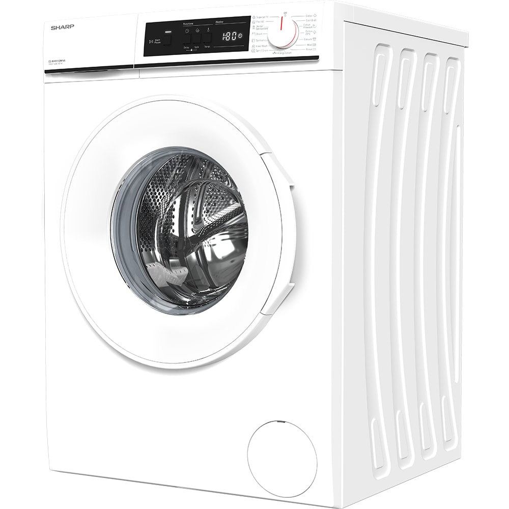 Masina de spalat rufe frontala SHARP ES-NFA914BWNA-EE, AllergySmart, 9 kg, 1400rpm, Clasa A, alb