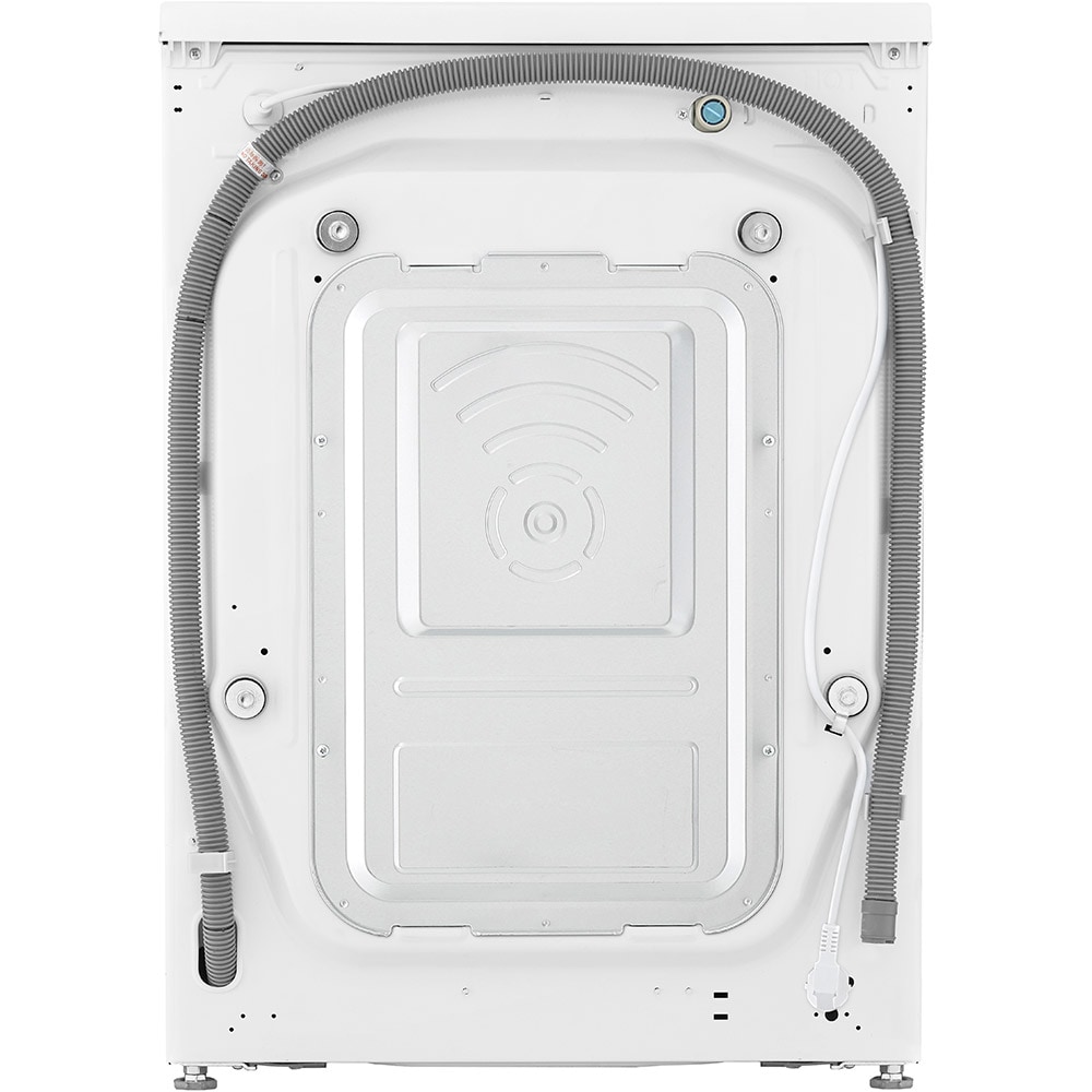 Masina de spalat rufe frontala slim cu uscator LG F2DR508SBW, Steam, AI DD, 8/5 kg, 1200rpm, Clasa A/E, alb