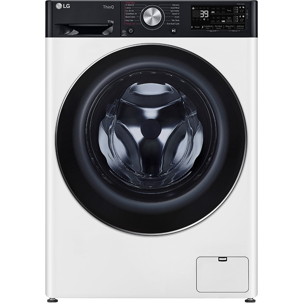 Masina de spalat rufe frontala LG F4WR711S3HA, AI Direct Drive, 11 kg, 1400rpm, Clasa A, alb