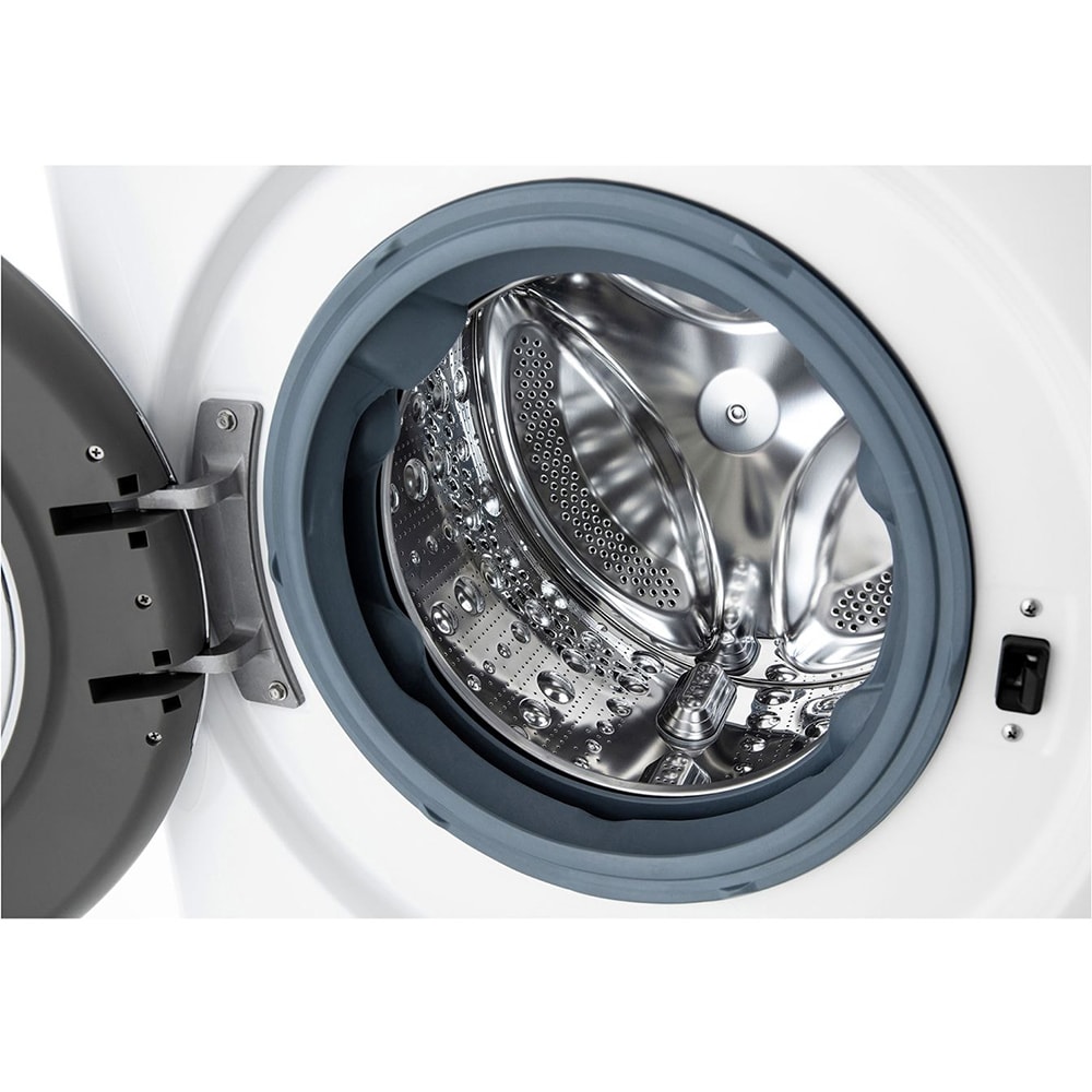 Masina de spalat rufe frontala LG F4WR909P3W, Steam, Wi-Fi, 9 kg, 1400rpm, Clasa A, alb