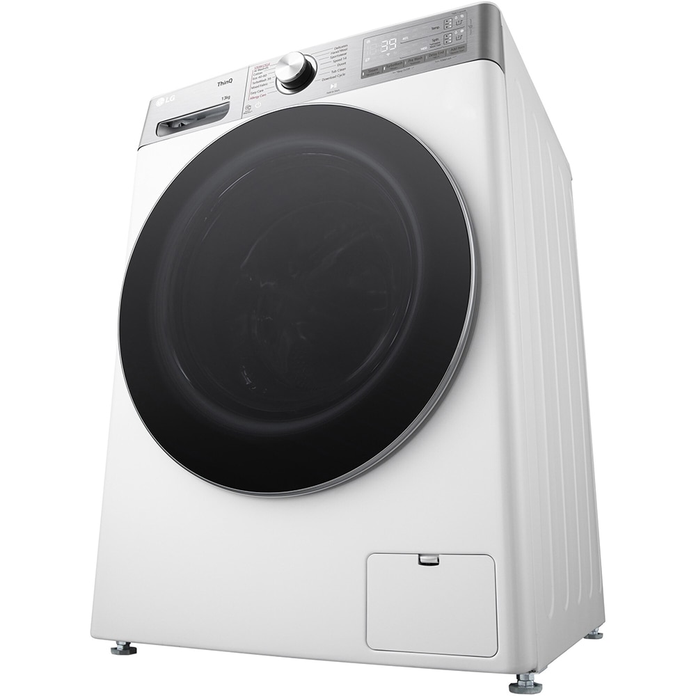 Masina de spalat rufe frontala LG F4WR913P3WA, AI Direct Drive, 13 kg, 1400rpm, Clasa A, alb