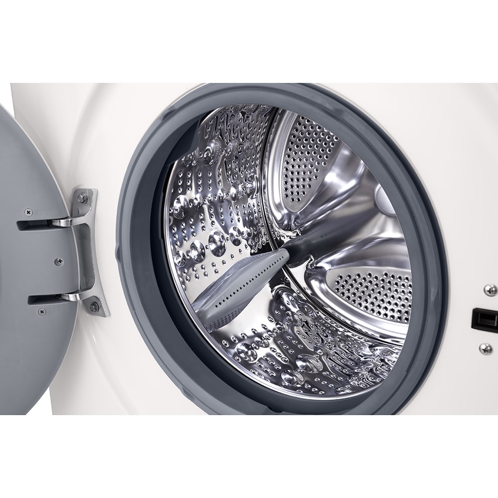 Masina de spalat rufe frontala LG F4X1008NWH, 6 motion DD, 8 kg, 1400rpm, Clasa A, Wi-Fi, alb
