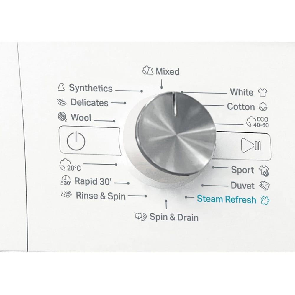 Masina de spalat rufe frontala WHIRLPOOL FFB 8258 WV EE, Steam, 6th Sense, 8 kg, 1200rpm, Clasa B, alb