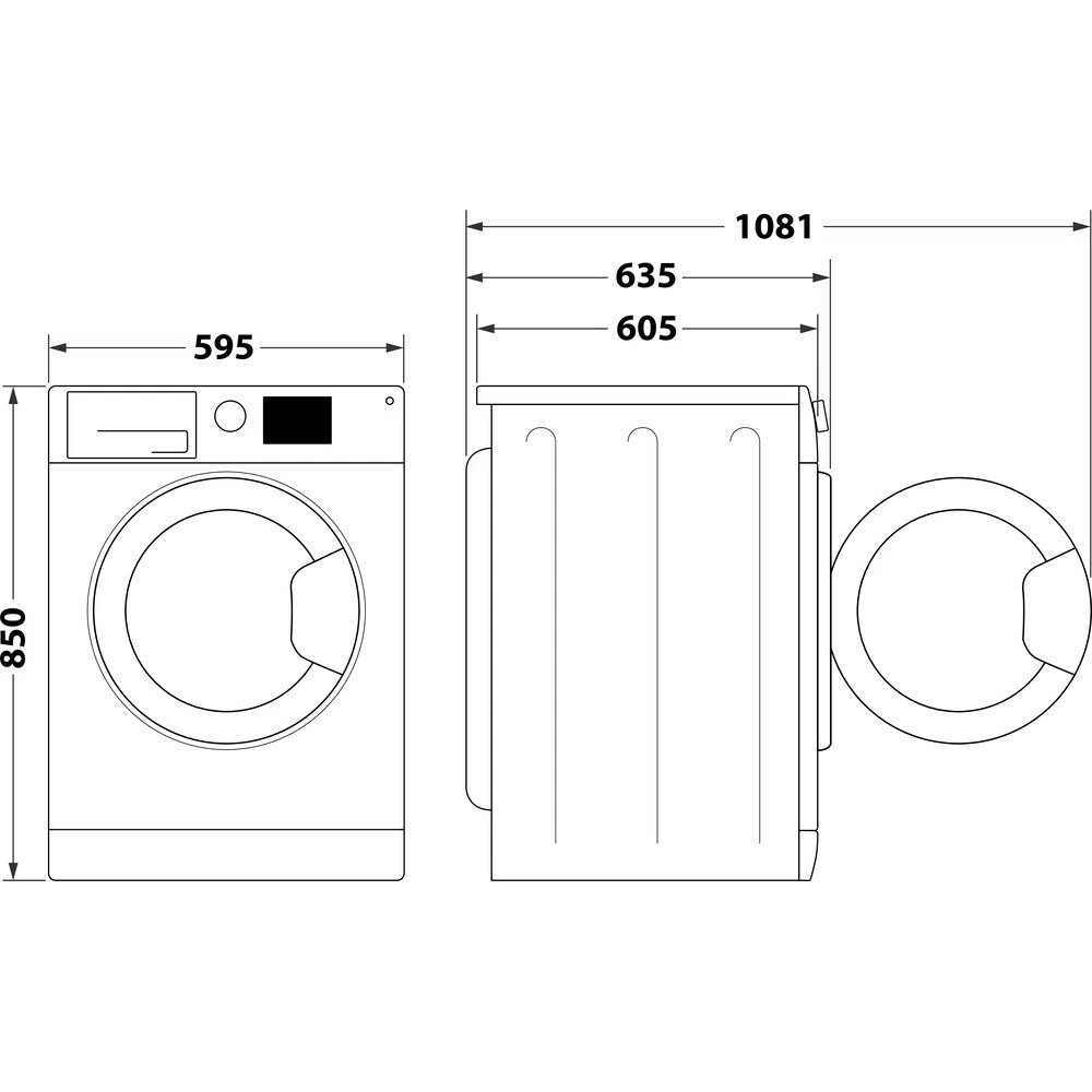 Masina de spalat rufe frontala cu uscator WHIRLPOOL FFWDB 976258 BV EE, 6th Sense, 9/7 kg, 1600rpm, Clasa B/E, alb