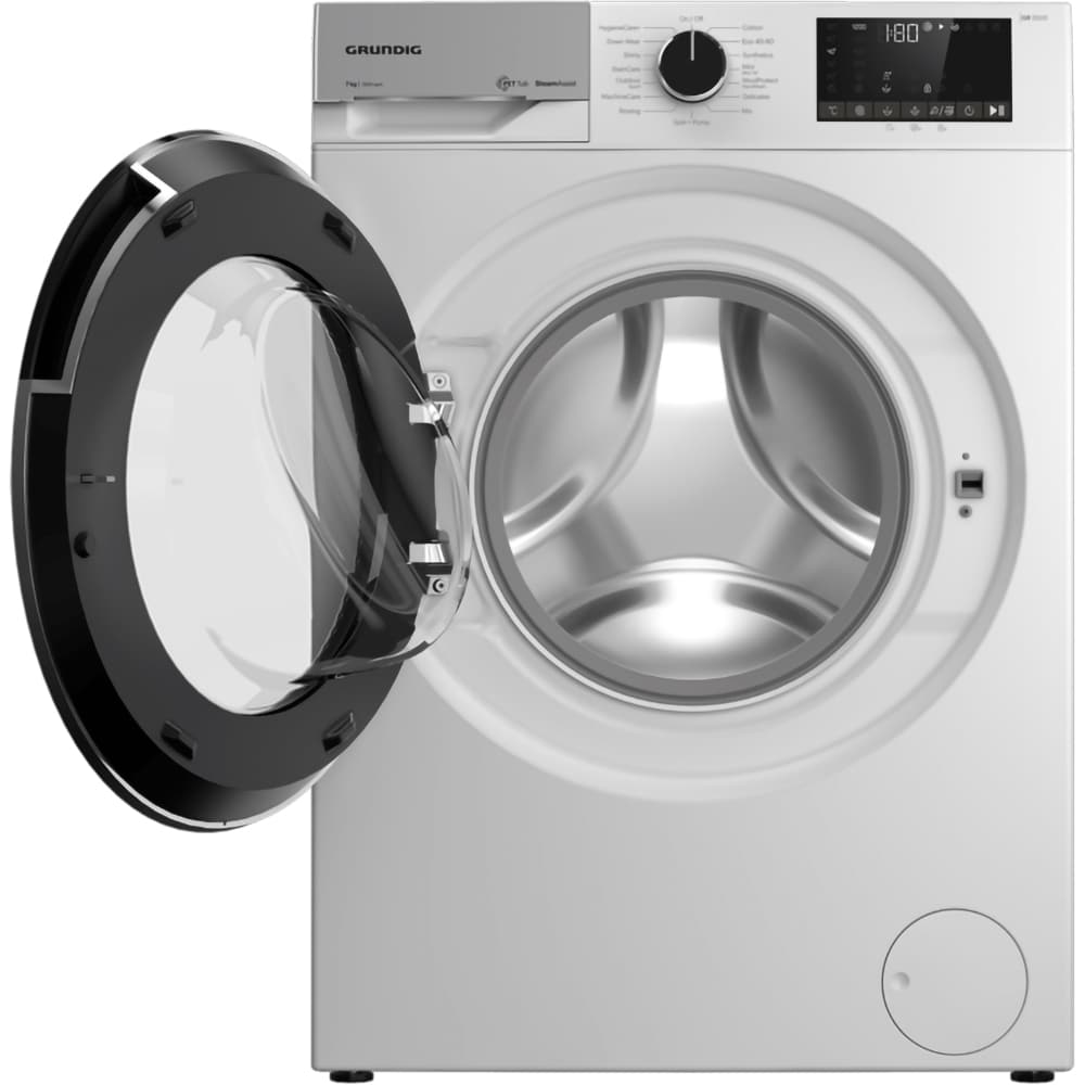 Masina de spalat rufe frontala GRUNDIG GW5 P4724 W, 7 kg, 1200rpm, Clasa C, alb
