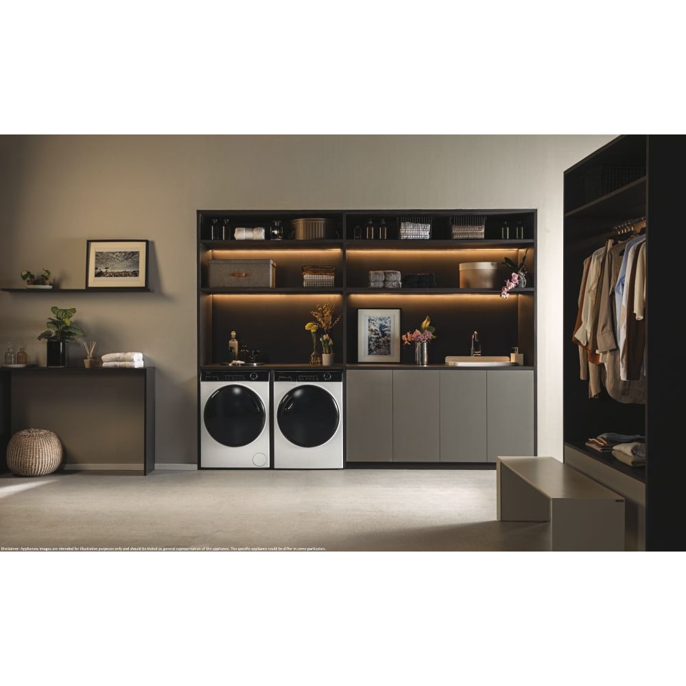 Masina de spalat rufe frontala HAIER HW100-B14959U1-S, Steam, 10kg, 1400rpm, Clasa A, alb