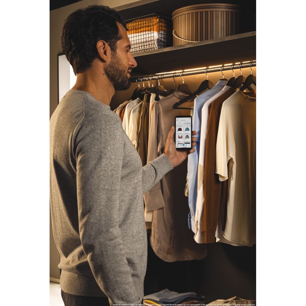 Masina de spalat rufe frontala HAIER HW100-B14959U1-S, Steam, 10kg, 1400rpm, Clasa A, alb