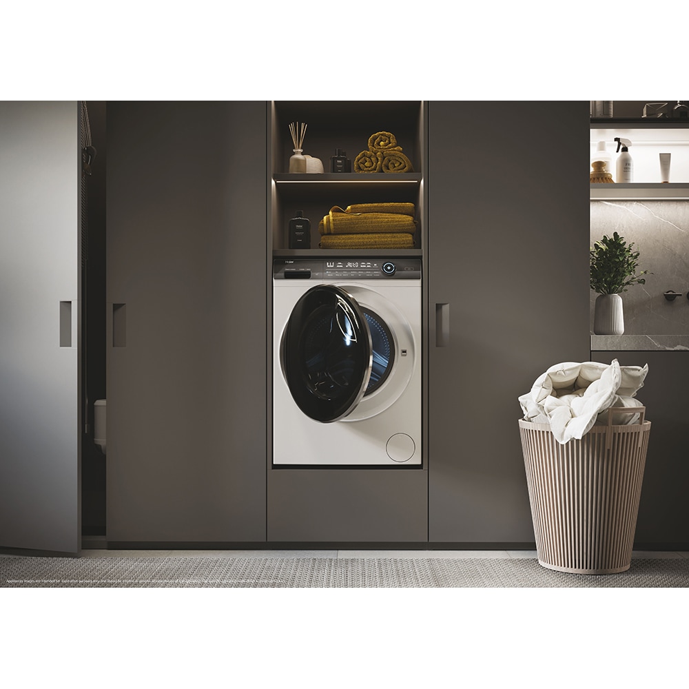 Masina de spalat rufe frontala HAIER HW120-B14979EUGS, Steam, 12 kg, 1400rpm, Clasa A, alb