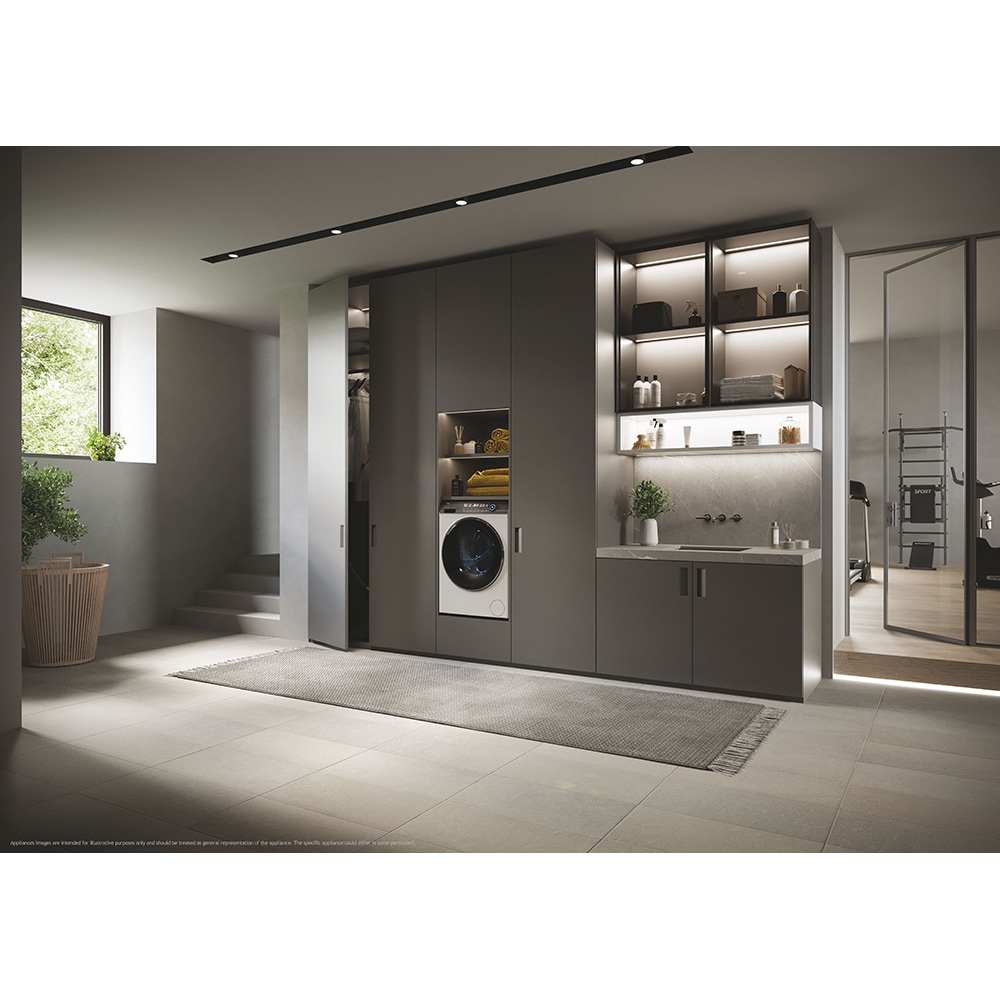 Masina de spalat rufe frontala HAIER HW120-B14979U1, 12 kg, 1400rpm, Clasa A, alb