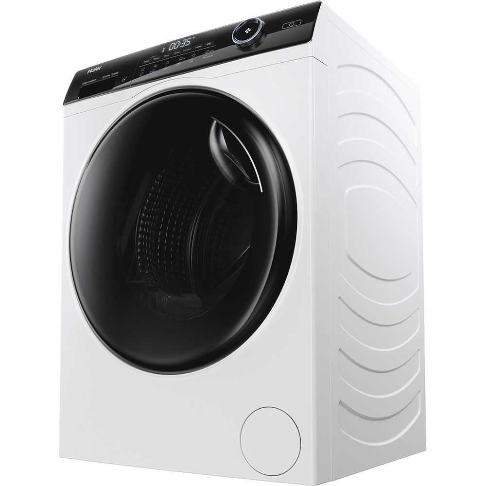 Masina de spalat rufe frontala slim HAIER HW80-B14959TU1-S, 8 kg, 1400rpm, Clasa A, alb