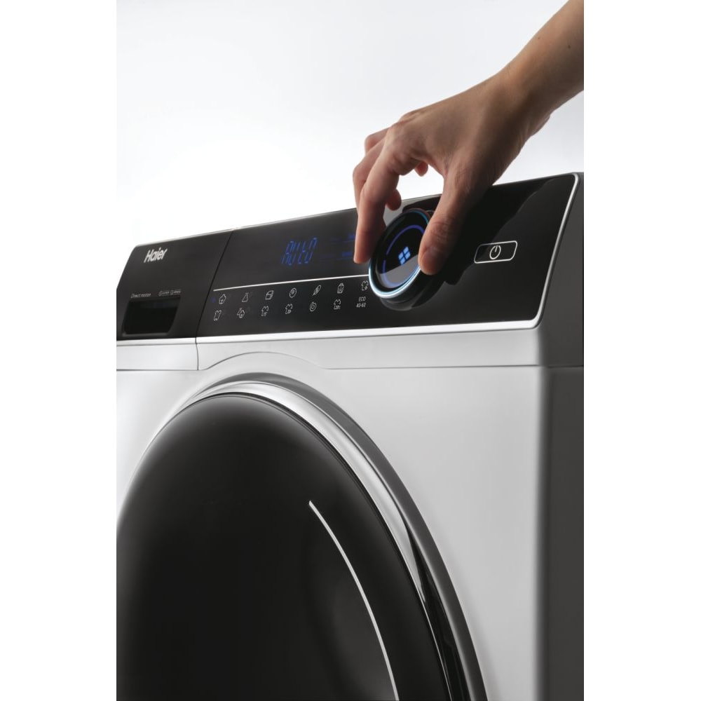 Masina de spalat rufe frontala HAIER HW90-B14979-S, 9 kg, 1400rpm, Clasa A, alb