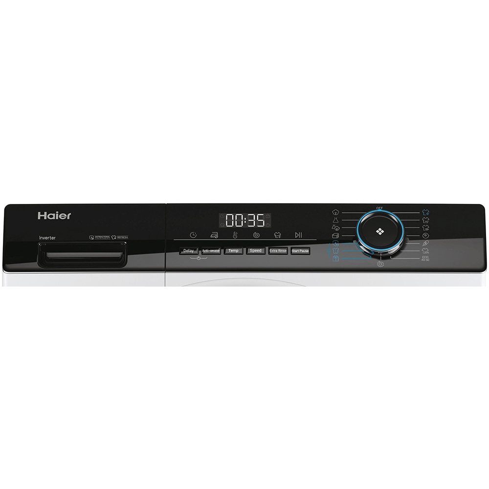 Masina de spalat rufe frontala HAIER HW90-BP14939-S, Steam, 9 kg, 1400rpm, Clasa A, alb