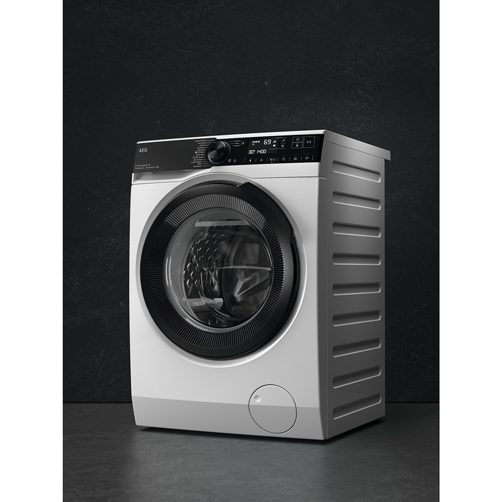 Masina de spalat rufe frontala AEG LFR73944QE, ProSteam, 9 kg, 1400rpm, Clasa A, alb
