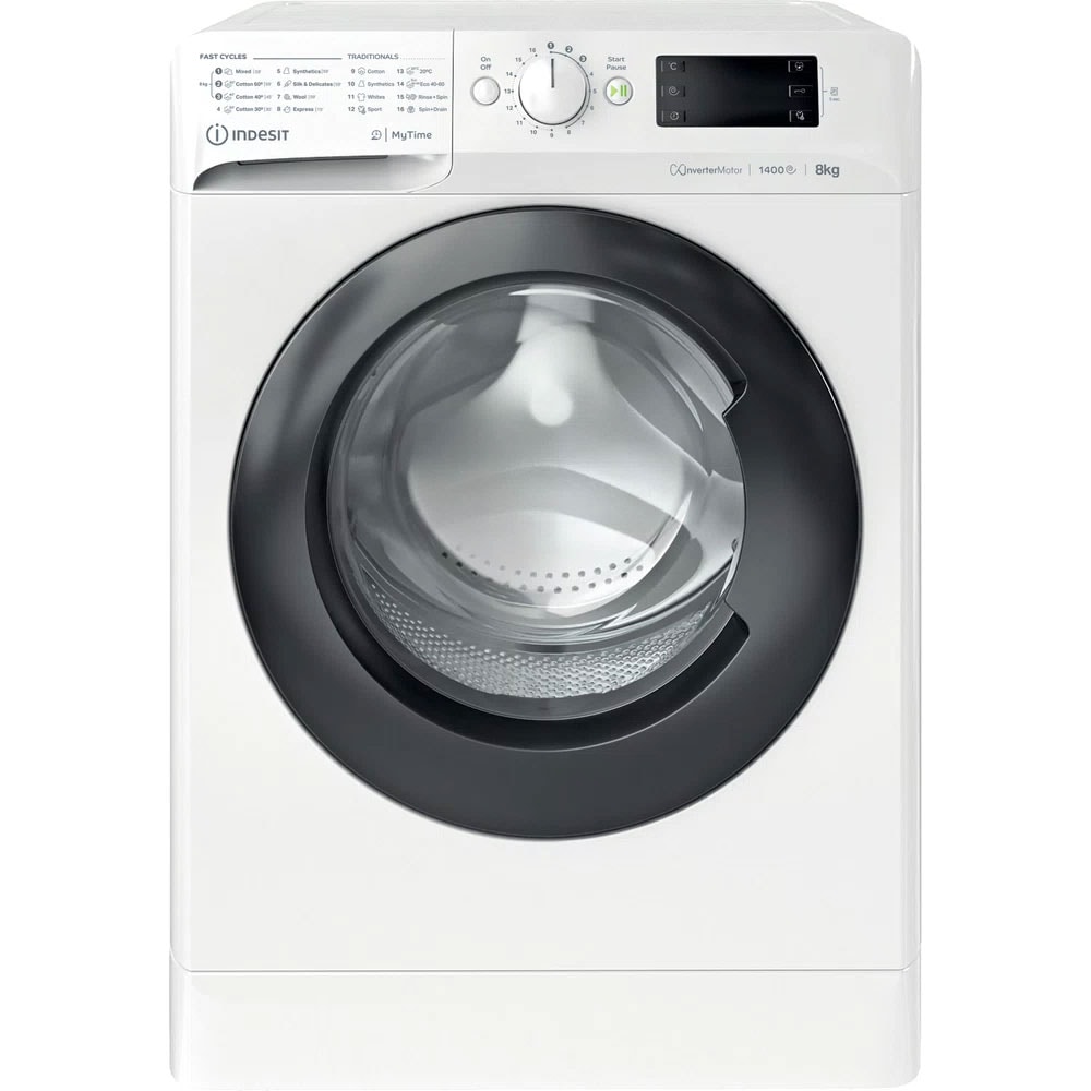 Masina de spalat rufe frontala INDESIT MTWE 81484 WK EE, 8 kg, 1400rpm, Clasa C, alb