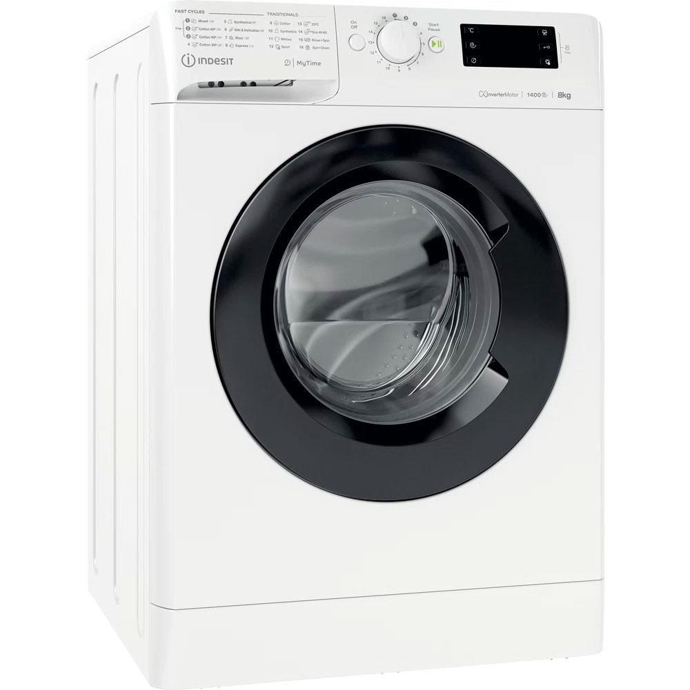 Masina de spalat rufe frontala INDESIT MTWE 81484 WK EE, 8 kg, 1400rpm, Clasa C, alb