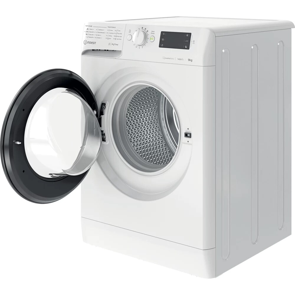 Masina de spalat rufe frontala INDESIT MTWE 91484 WK EE, 9 kg, 1400 rpm, Clasa C, alb