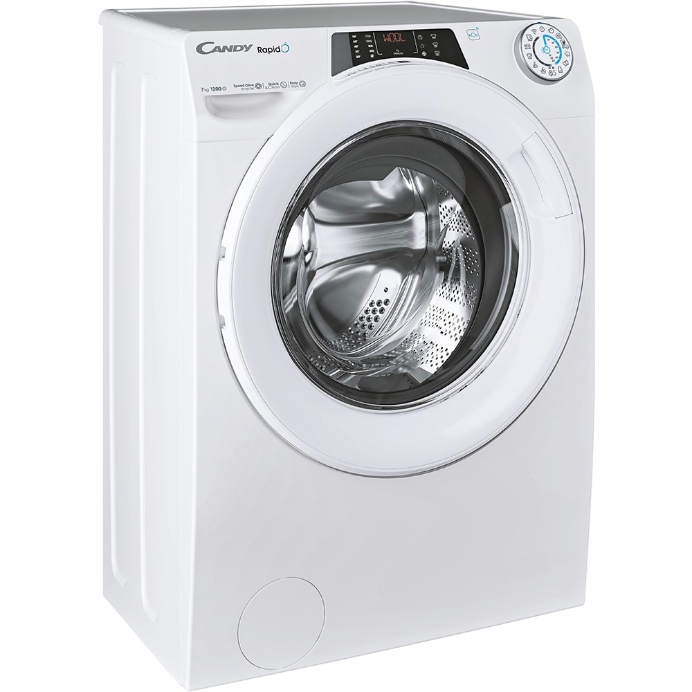 Masina de spalat rufe frontala slim CANDY RO4 1274DWMT/1-S, Wi-Fi, 7 kg, 1200rpm, Clasa A, alb