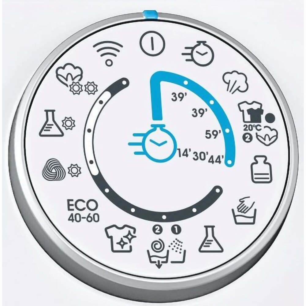 Masina de spalat rufe frontala cu uscator CANDY ROW4856DWMCT/1-S, 8/5 kg, 1400rpm, Clasa A/D, alb