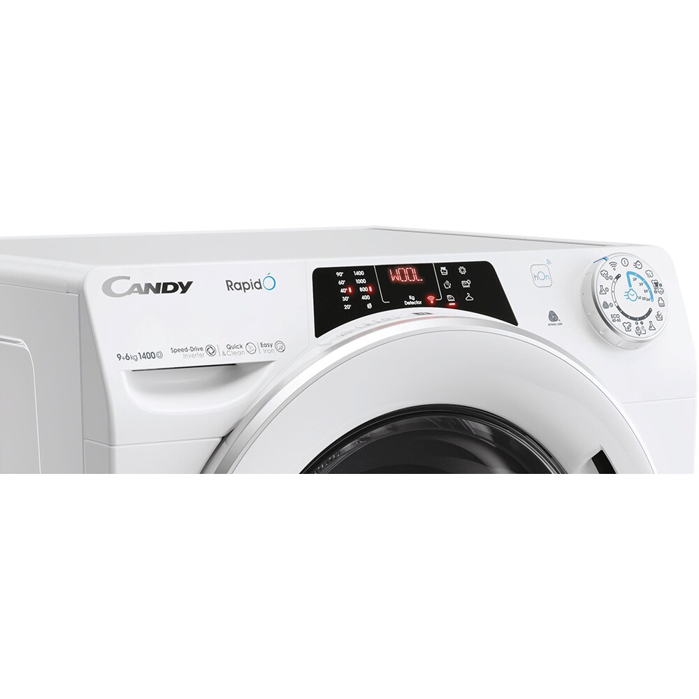 Masina de spalat rufe frontala cu uscator CANDY ROW4964DWMST1-S, Wi-Fi, 9/6 kg, 1400rpm, Clasa A/D, alb