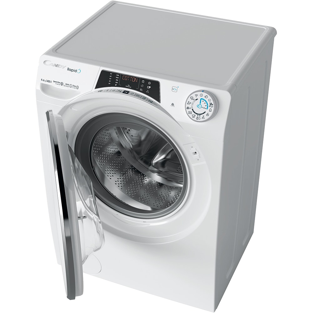 Masina de spalat rufe frontala cu uscator CANDY ROW4966DWMCT/1-S, Wi-Fi, 9/6 kg, 1400rpm, Clasa A/D, alb