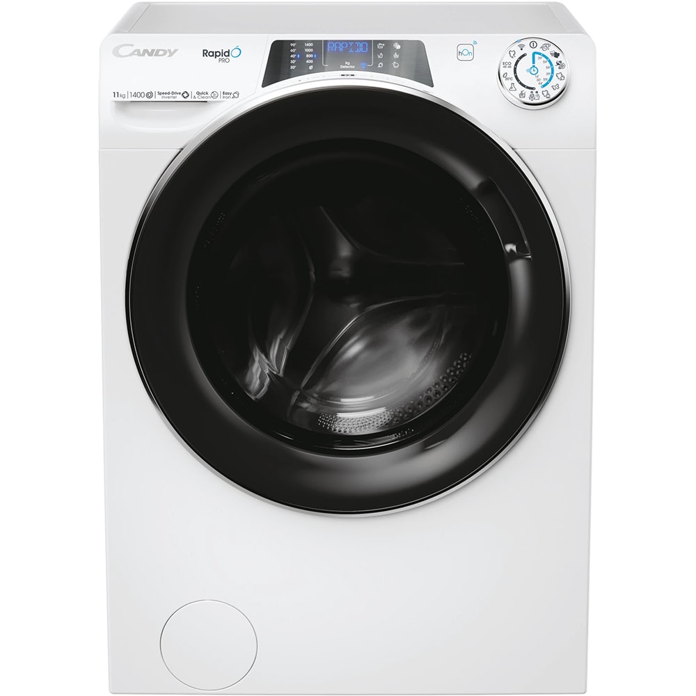 Masina de spalat rufe frontala CANDY Rapido PRO 4116BWMBC/1-S, Wi-Fi, 11 kg, 1400rpm, Clasa A, alb