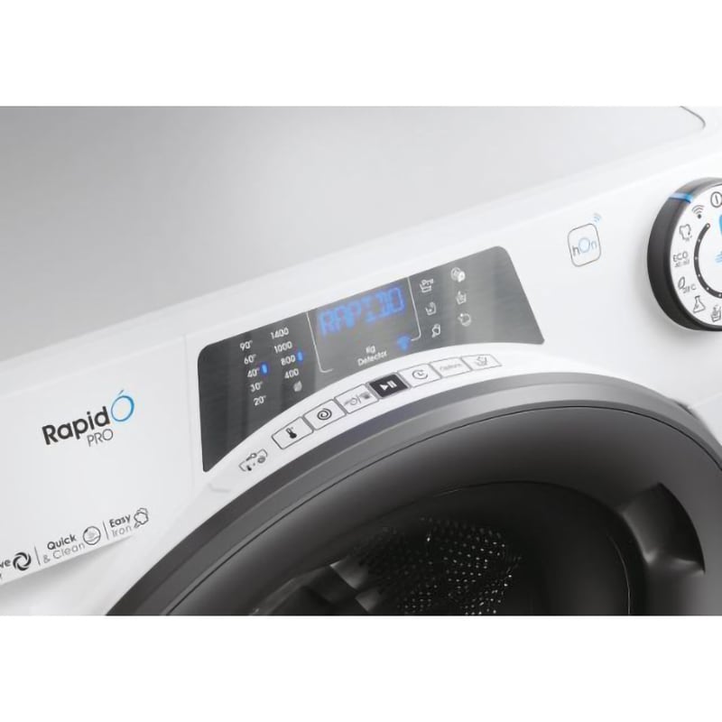 Masina de spalat rufe frontala CANDY Rapido PRO 486BWMR/1-S, Wi-Fi, 8 kg, 1400rpm, Clasa A, alb