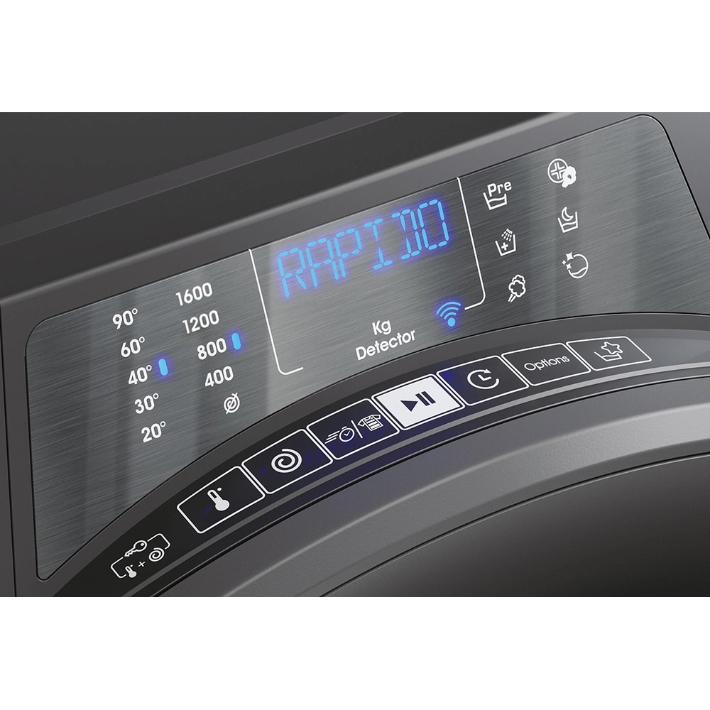 Masina de spalat rufe frontala CANDY RP 696BWMRR/1-S, Wi-Fi, 9 kg, 1600rpm, Clasa A, antracit