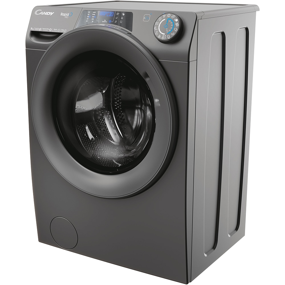 Masina de spalat rufe frontala CANDY RP 696BWMRR/1-S, Wi-Fi, 9 kg, 1600rpm, Clasa A, antracit